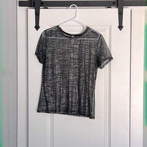 Victoria’s Secret sheer overlay shirt